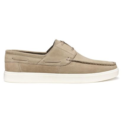 Men's beige suede loafers - Image 4