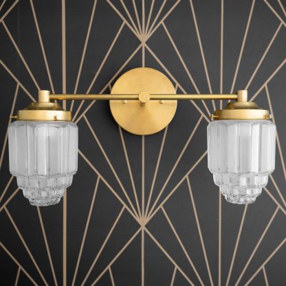 Retro Glass Double Wall Lamp - Image 4