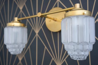 Retro Glass Double Wall Lamp