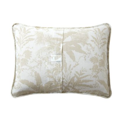 Palm leaf print three-piece bedspread set - Image 3