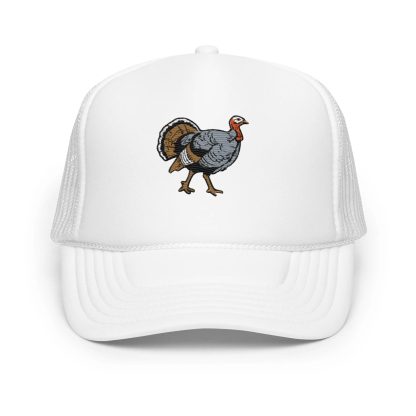 Turkey embroidered contrast mesh hat - Image 5