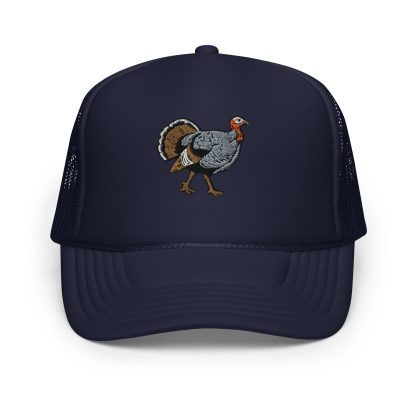 Turkey embroidered contrast mesh hat - Image 3