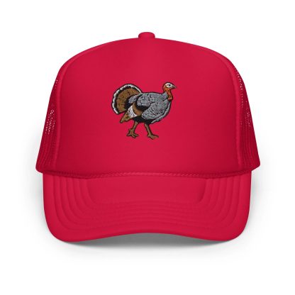 Turkey embroidered contrast mesh hat - Image 2