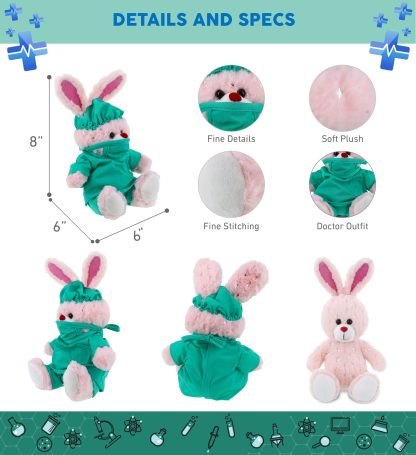 Medical rabbit plush doll - Image 3