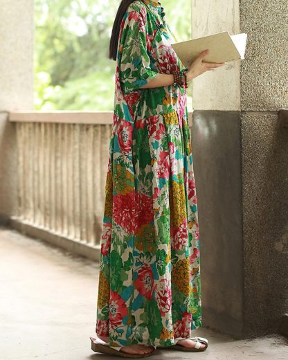 Loose printed long skirt - Image 2