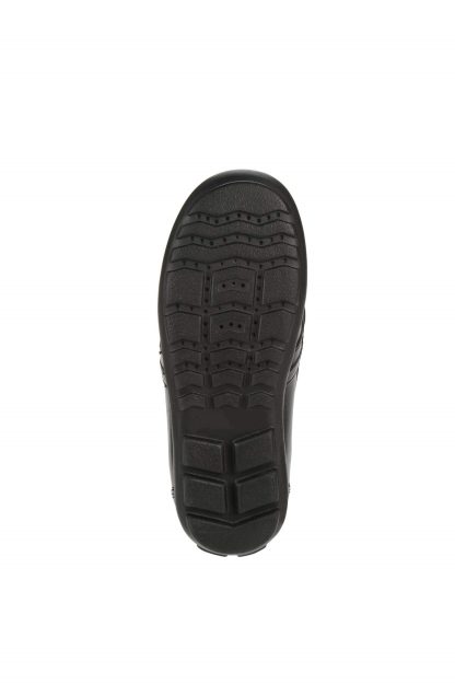 Men's Black Leather Buckle Loafers - Image 6