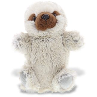 Cute sloth plush hand puppet