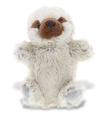 Cute sloth plush hand puppet