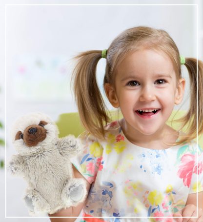 Cute sloth plush hand puppet - Image 2