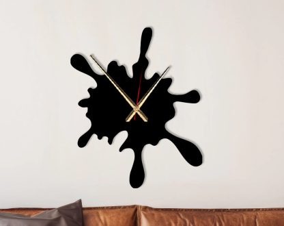 Abstract ink wall clock - Image 5