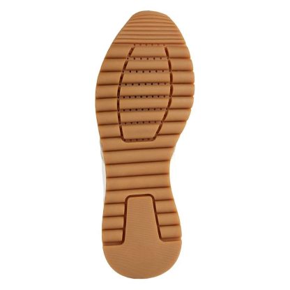 Women's white and gold embellished sneakers - Image 5