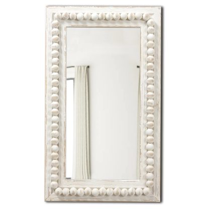 French pearl pattern decorative mirror - Image 7