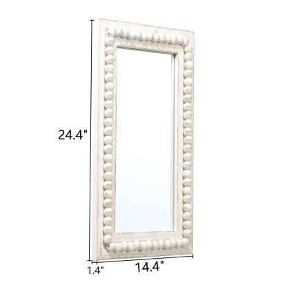 French pearl pattern decorative mirror - Image 6