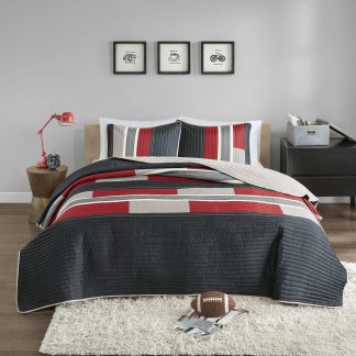 Sports Patchwork Quilt Cover