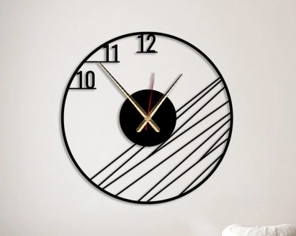 Abstract line art wall clock - Image 5