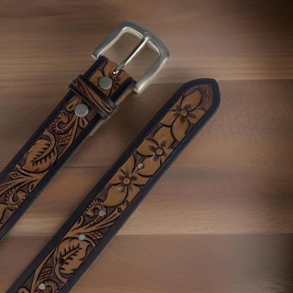 Vintage carved belt - Image 9