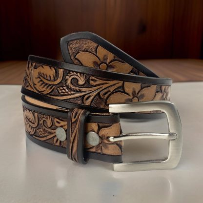 Vintage carved belt - Image 8