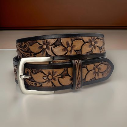 Vintage carved belt - Image 7
