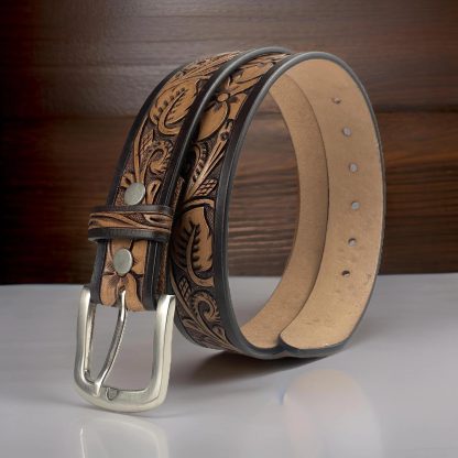 Vintage carved belt - Image 5
