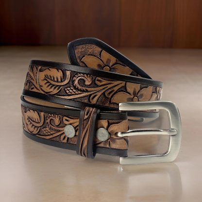 Vintage carved belt - Image 4