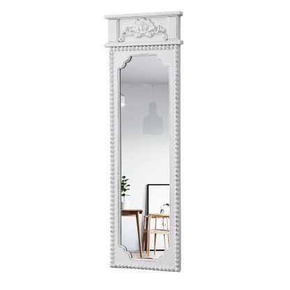 French retro carved full-length mirror - Image 8
