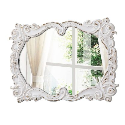 French carved decorative mirror - Image 10
