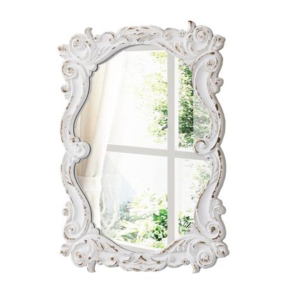 French carved decorative mirror - Image 9