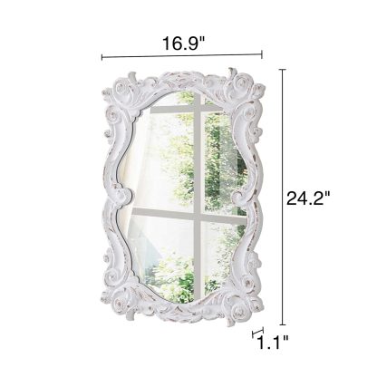 French carved decorative mirror - Image 8