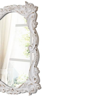 French carved decorative mirror - Image 4