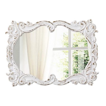 French carved decorative mirror - Image 2