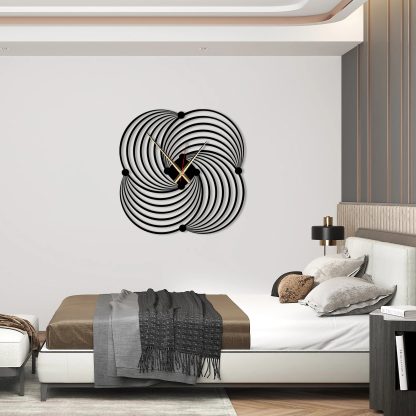 Spiral Rhythm Art Wall Clock - Image 3