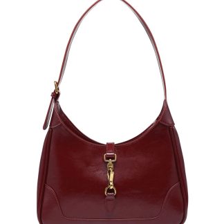 Vintage patent leather underarm bag
