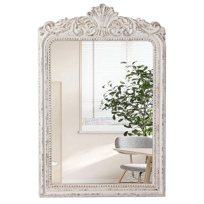 French palace carved full-length mirror - Image 7