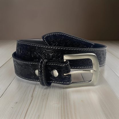Celtic hand-carved leather belt - Image 10