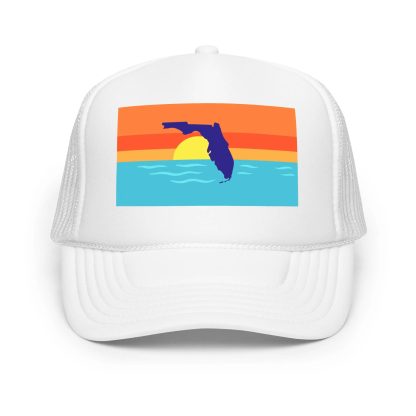 Florida Sunset Mesh Baseball Cap - Image 8