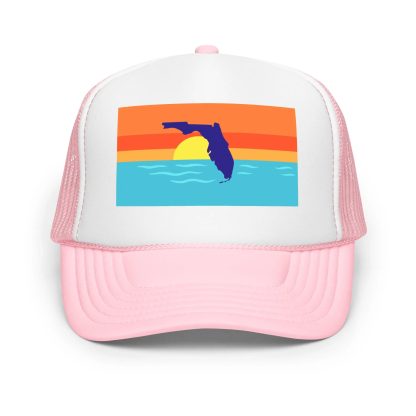 Florida Sunset Mesh Baseball Cap - Image 4