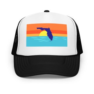 Florida Sunset Mesh Baseball Cap