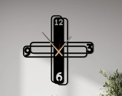Deconstructionist Cross Wall Clock - Image 5