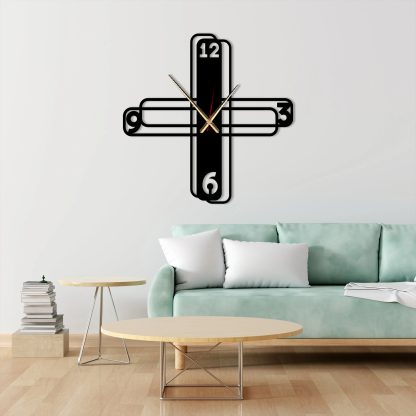Deconstructionist Cross Wall Clock - Image 4