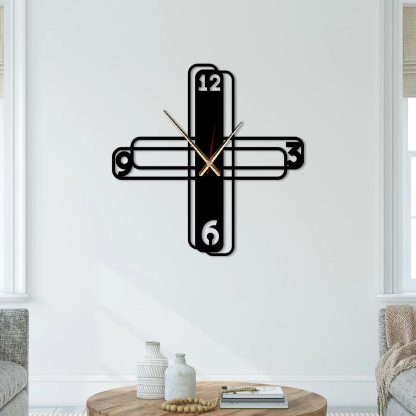 Deconstructionist Cross Wall Clock - Image 2