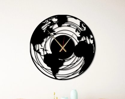 World Map Art Wall Clock - Image 5