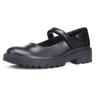 Women's Black Leather Mary Janes