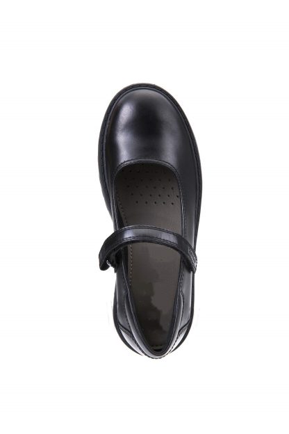 Women's Black Leather Mary Janes - Image 2
