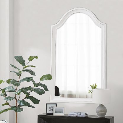 French aesthetic iron carved mirror - Image 8