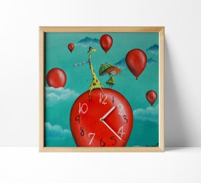 Childlike Art Wall Clock - Image 5