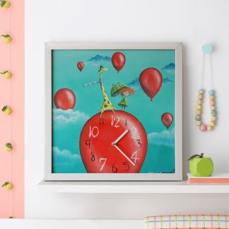 Childlike Art Wall Clock