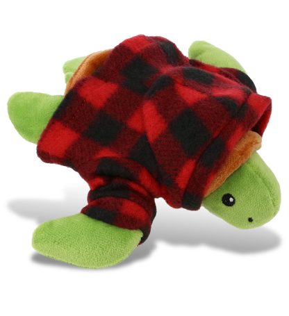 Plaid Turtle Plush Doll