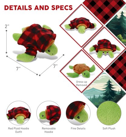 Plaid Turtle Plush Doll - Image 2