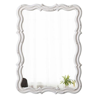 French carved decorative mirror - Image 2