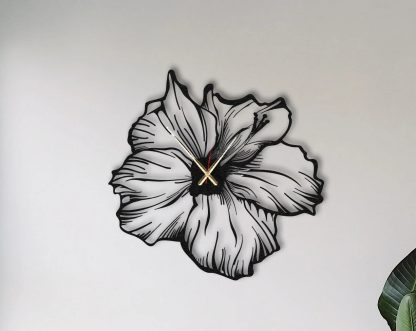 Hibiscus Wall Clock - Image 5